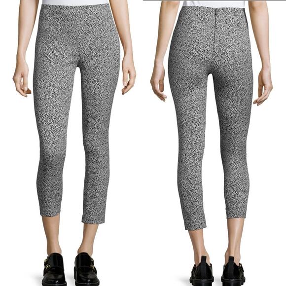 Rag & Bone Simone Leopard Print Cropped Pants - Picture 1 of 5